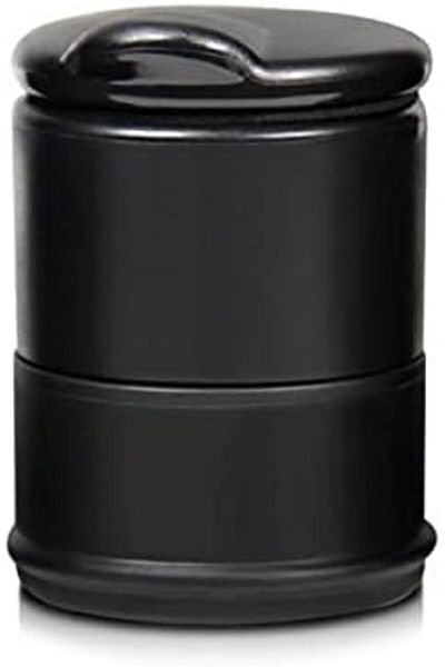 Generic Ashtray Car Ashtray Portable for Travel Home Use (Color Name: Black)