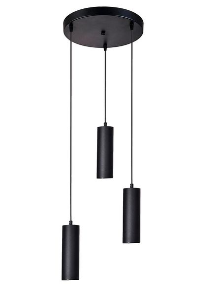 Modavize Spotline Modern Design - Living Room and Bedroom - Black 3-Piece Spot Pendant Chandelier