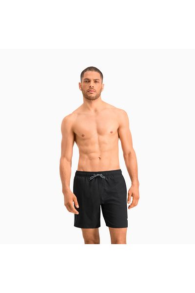 Puma Mens Swim Mid-Length Swimming Shorts - Black