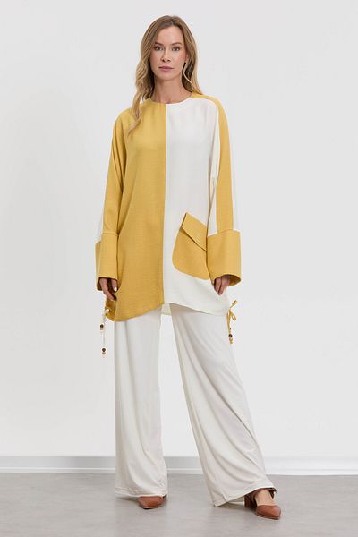 MELIDIA M10844 Melidia Side Gathered Tunic