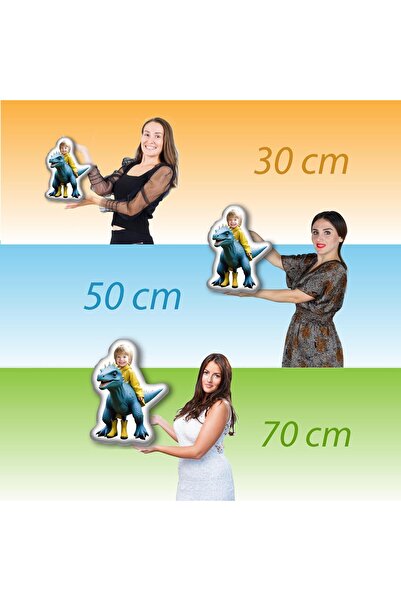 EJOYA Kişiye Özel Fotoğraflı Shrek Ailesi Yastık 115177 30 cm