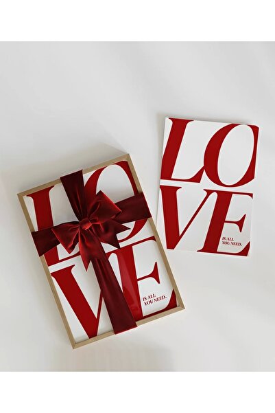 VOGLOO Frameless Poster Love Is All You Need