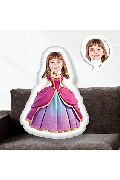 EJOYA Kişiye Özel Fotoğraflı Güzel Prenses Yastık 115390 70 cm