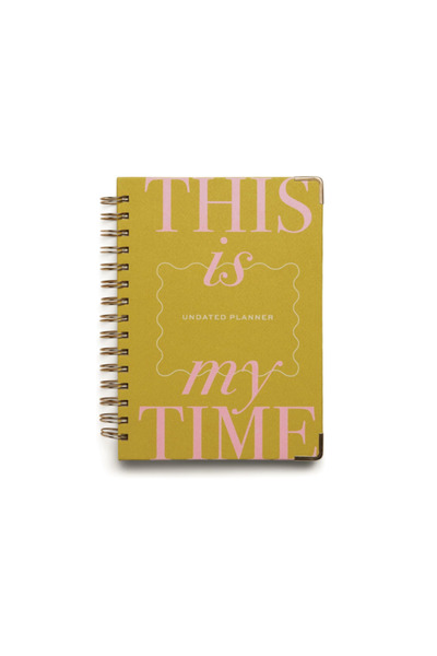 designworks ink Undated Planner/Agenda 13 Month Planner and Sticker Sheet, My...