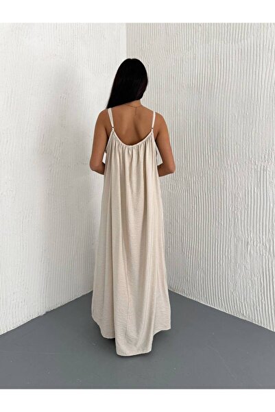 Noa Noa Basic μακρύ φόρεμα με λουράκι
