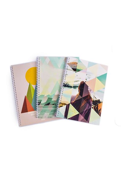 Arhi Design Caiet A4 Studentesc, Spira, 100 File, Matematica, 3 Buc/set