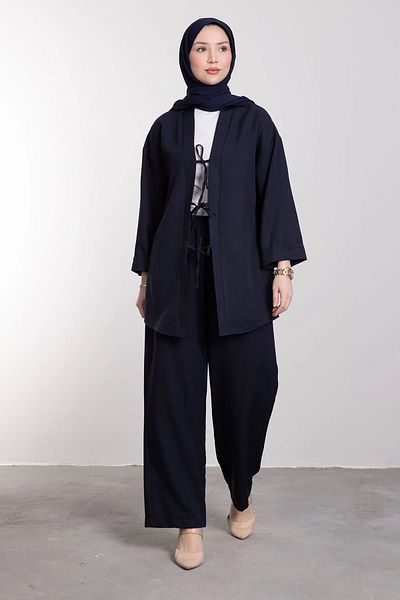 Tesettür Diyarı Σετ Hijab Casual Cut από λινό Melaj