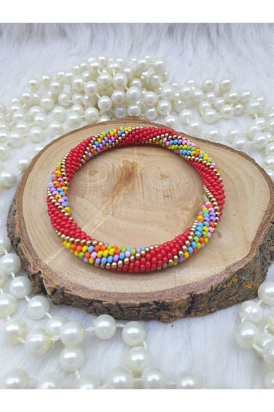 HAPPY HANDMADE 18cm Prison Business Bracelet/Red Bracelet/Bijoux Bracelet