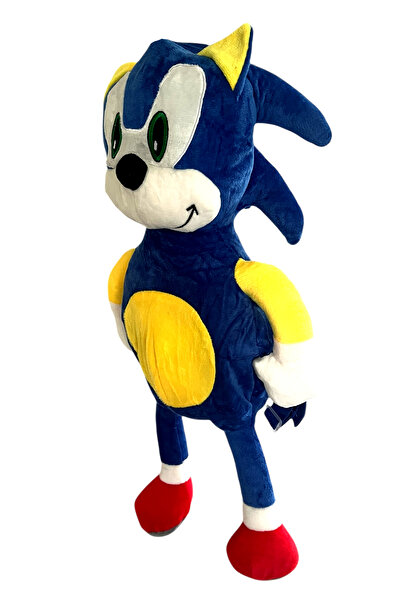 UDATOYS Sonic Pelüş Çanta Kirpi Sonik Peluş Çantası 55 Cm