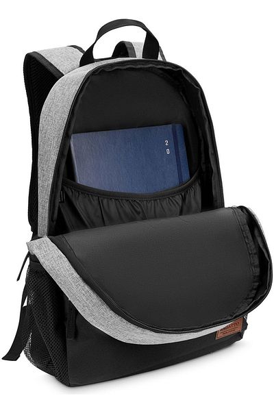 zagatto ® Scout Backpack, Black/grey, 47x28x12 Cm, Zg67