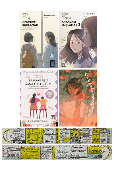 Destek Yayınları Lee Kkoch-Nim 4 Kitap/Arkadaşı Suçlamak 1-2-Zamanı Aşıp Sana...