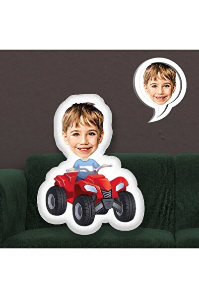 EJOYA Kişiye Özel Fotoğraflı Canavar Arabalar Yastık 115549 30 cm