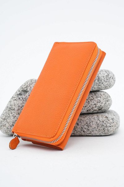 Deri Company Women's Leather Wallet Orange 213511