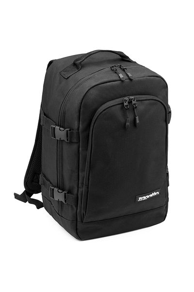 zagatto ® Travel Backpack, Black, 20l, 40x20x25 Cm, Ryanair/wizz Air, Trolley Strap, Zg913