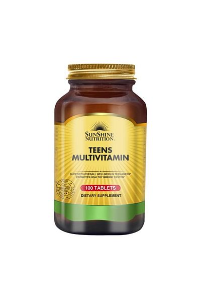 Sunshine Nutrition Teen Multivitamins 100 Tablets