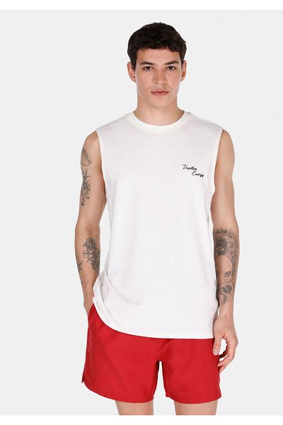 Colin's Regular Fit Men's White Tank Top