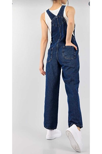 MissPul Women's Premium Quality Denim Salopet Jumpsuit