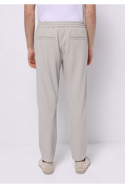 Colin's Slim Fit Mid Waist Long Leg Men's Beige Trousers