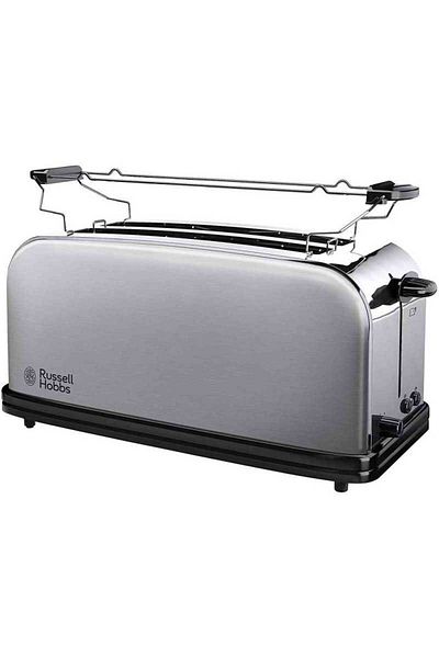 RUSSELL HOBBS Russell Hobbs Chester 23520-56 Toaster 1600W 4 Slices 2 Long Extra Wide Slots Stainless Steel