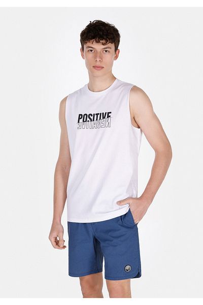 Colin's Regular Fit Men's White Tank Top