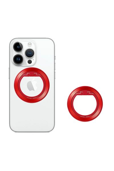 OEM Round Phone Holder - Techsuit (MPR2) - Red
