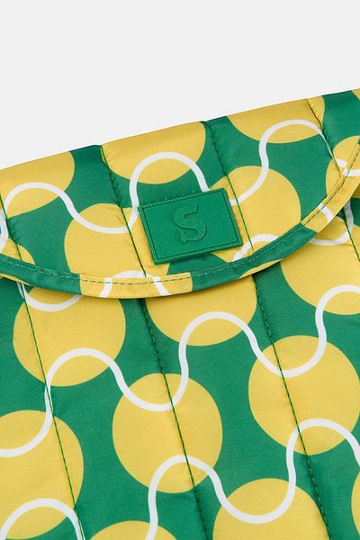 Socrates Dergi Husă pentru laptop cu minge de tenis - Galben/Verde