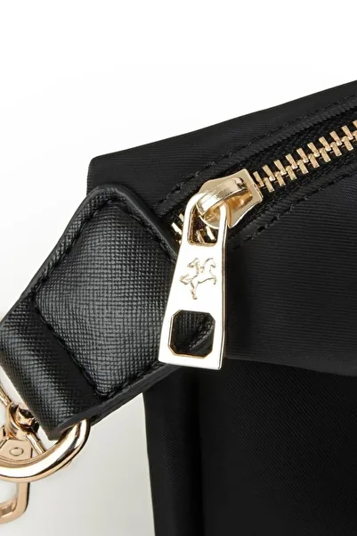 Nas Bag Extra Large Shoulder Bag - Black Buzzy (En 44 Cm, Boy 32 cm)