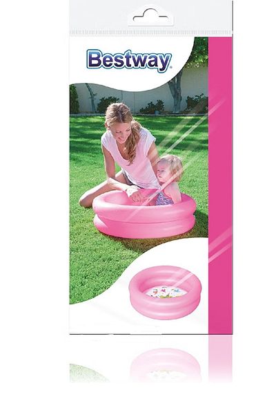 BESTWAY Patterned Floor Inflatable Children's Pool and Beach Ball