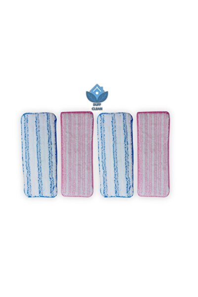 DUFF CLEAN Mikrofiber Tablet Mop Yedek Bezi4 lü Set Yüksek kaliteli mikrofibe...