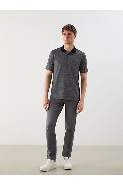 LC Waikiki Ανδρικό T-Shirt Polo Neck Pique