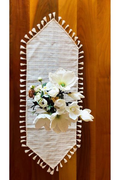 NURGİTA HOME Φούντα Runner Μποέμ 40 X 90