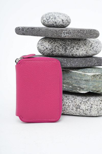 Deri Company Women's Leather Wallet Pink 213513