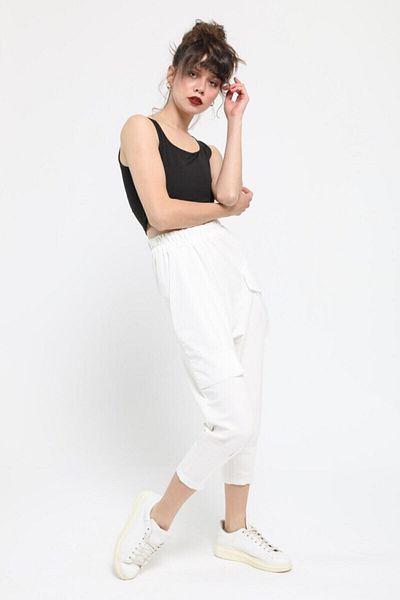 BEBE PLUS 25585 Cargo Pocket Detailed Trousers