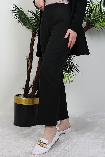 GİYZAMİLA Classic Trousers Black