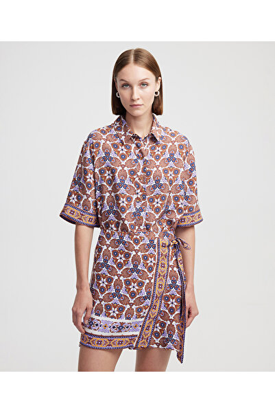 İpekyol Desenli şort etek