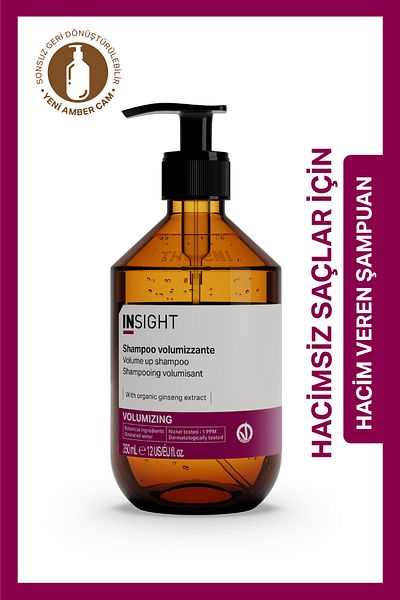 Insight Shampoo Volumizing for Fine and Volume-Free Hair 350 Ml.