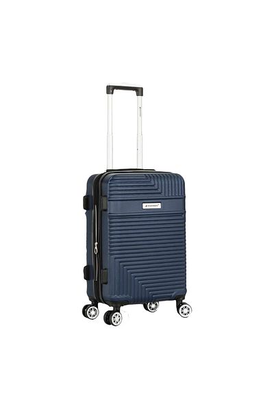Madisson Troler extensibil de cabină SW44504, 55x36x22/27 cm, ABS, albastru marin