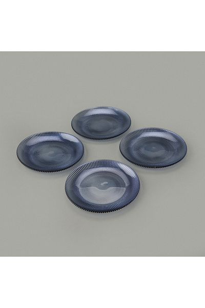 Evidea Kitchen 4-Piece Plate - Blue - 16 cm