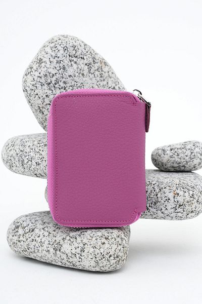 Deri Company Women's Leather Wallet Lilac 213513