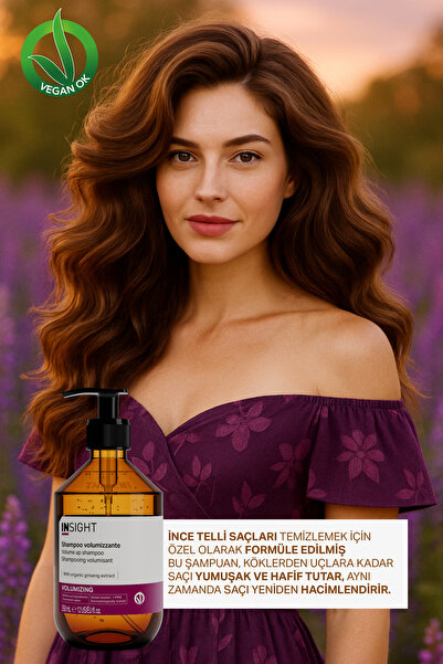 Insight İnce Telli ve Hacimsiz Saçlar için Hacim Veren Şampuan 350 ml.