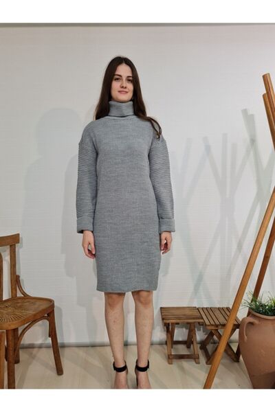 KARON Жіноча рибальська комір, однобокий розріз, трикотажна туніка