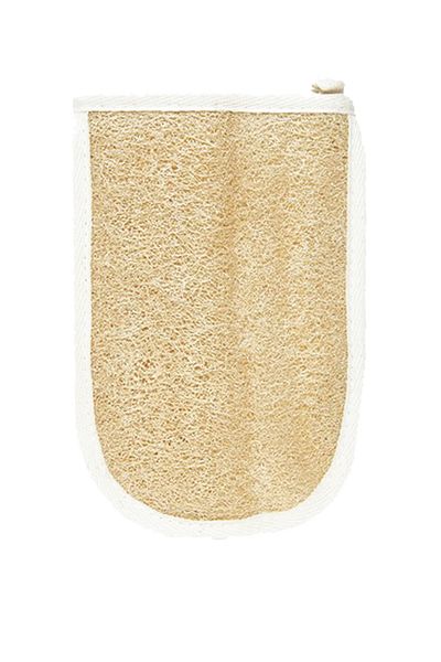 Zencefil Organik Natural Pumpkin Fiber Square Handheld Drawstring Body Washcloth
