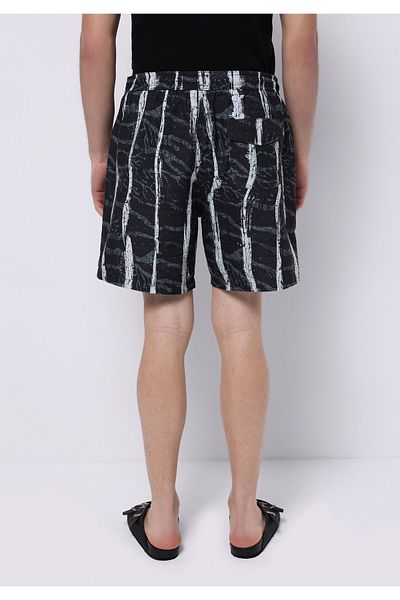 Colin's Regular Fit Printed Men's Anthracite Swim Shorts