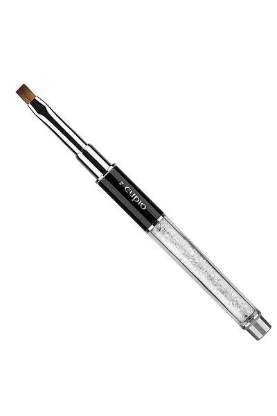 Cupio Gel manicure brush no. 4 with Crystals - straight tip