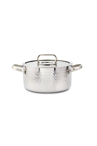Zilan Home Zilan ZLN1320 stainless steel saucepan, 4.5L Diameter 24 cm, Riveted handles Dishwasher safe