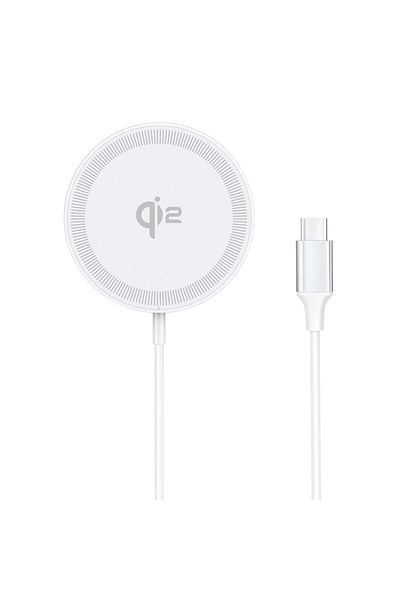 DUZZONA Incarcator Wireless Duzzona W18 Magnetic pentru iPhone White