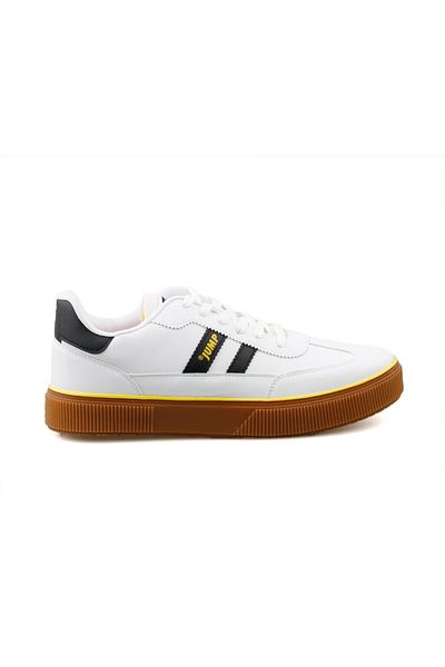 Jump Lace-Up Casual Sneaker White Navy Blue Gray Women's Sports Shoes
