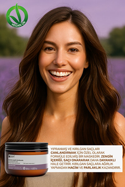 Insight Yıpranmış Saçlar için Onarıcı Maske 400 ml.