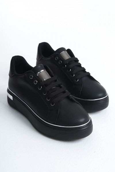 Zerenyus Lisen Premium Soft Orthopedic Sole Women's Sneaker Black