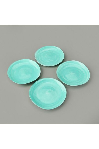Evidea Kitchen Kronos 4-Piece Plate - Blue - 16 cm